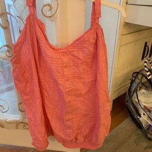 Torrid creamsicle blouse